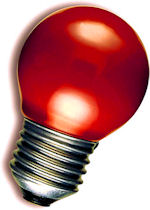 LED Kogellamp - E27 - Rood