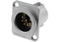 XLR 7p Chassisdeel Male
