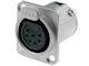 XLR 7p Chassisdeel Female
