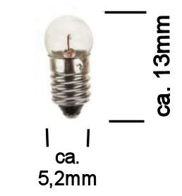 Modelbouw Lampje 3,5V Wit